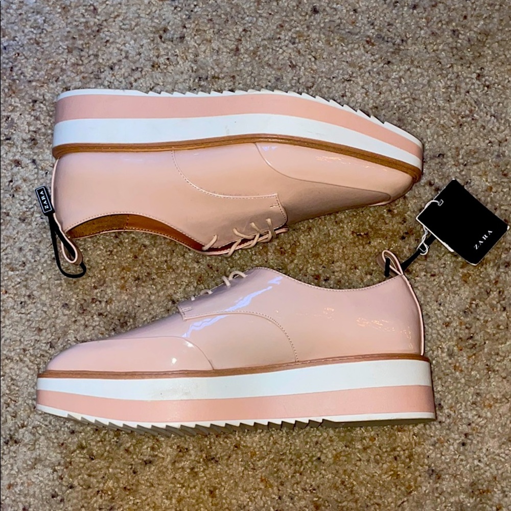 Zara Platform Dress Shoes.